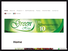 Tablet Screenshot of greenhope-eg.com